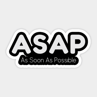 ASAP - 02 Sticker